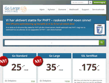 Tablet Screenshot of golarge.no